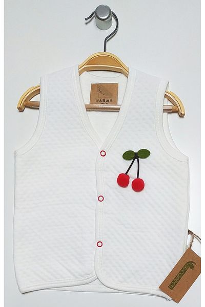 nc gift Quilted Front Snaps Cotton Baby Vest