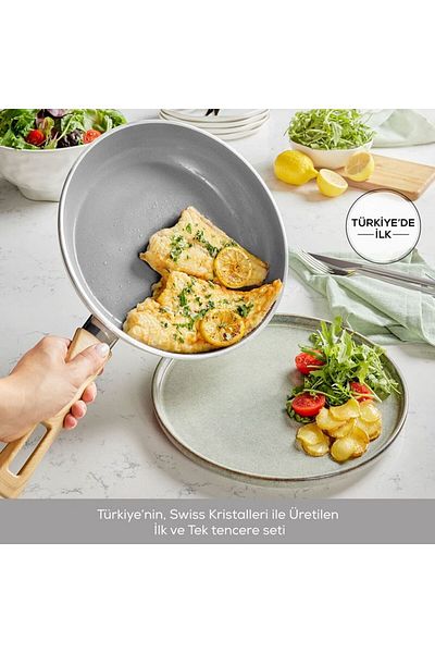 Emsan Swiss Crystal Carnivore Pot 30 Cm Creamy