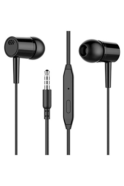 Merwish iOs Androit ve Bilgisayar Uyumlu Jack Girişli 3.5 mm Kulak içi Kablol...