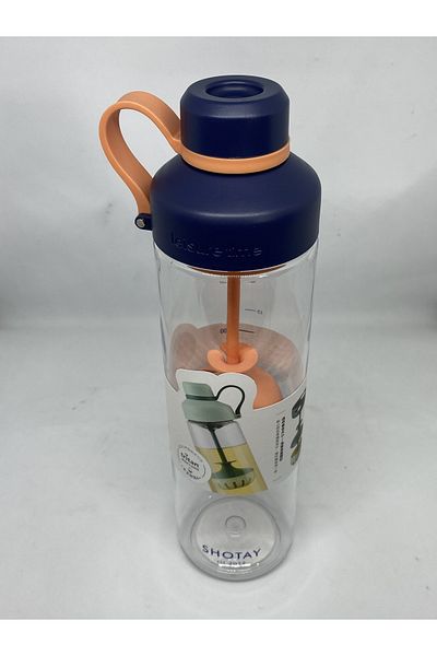Shotay Tea Cup Tritan Flask with Strainer Navy Blue 680 ml ST- 6637