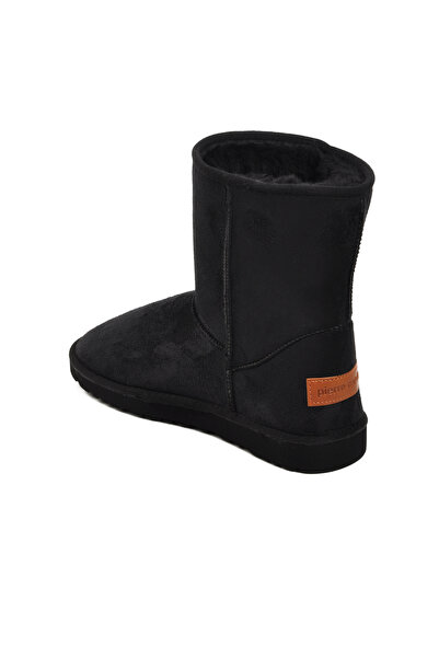 Pierre Cardin PC-52125 Μαύρες Γυναικείες Μπότες με Γούνα Εσωτερικά