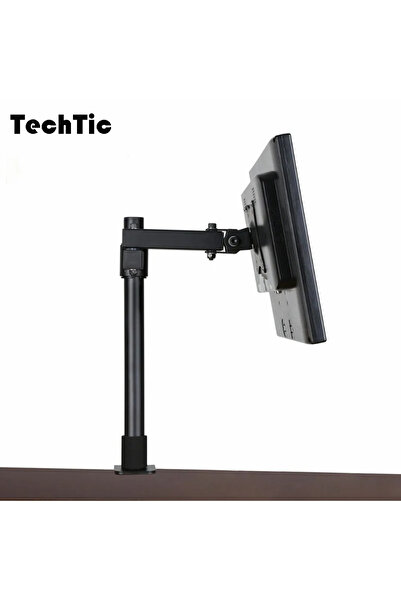 TechTic Tek Kol Lcd Led Monitör Tutucu Tv Standı Full Hareketli Çelik Masa Tutucu