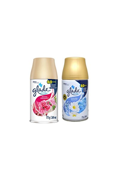 Glade Otomatik Sprey Oda Kokusu Yedeği 2x269 Meyve Çiçek Buketi + Temizliğin ...