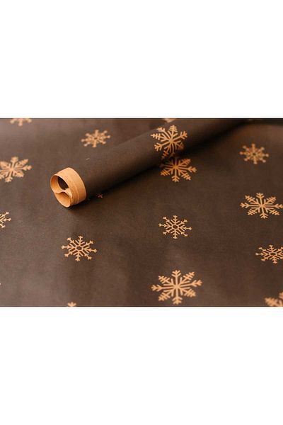 demontecraft Snowflake Kraft paper packaging paper 70x100 size 5 pieces