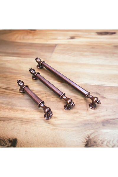 Dizaynhouse 192 mm Antique Copper Handle Elegant Series Cabinet and Drawer Handle