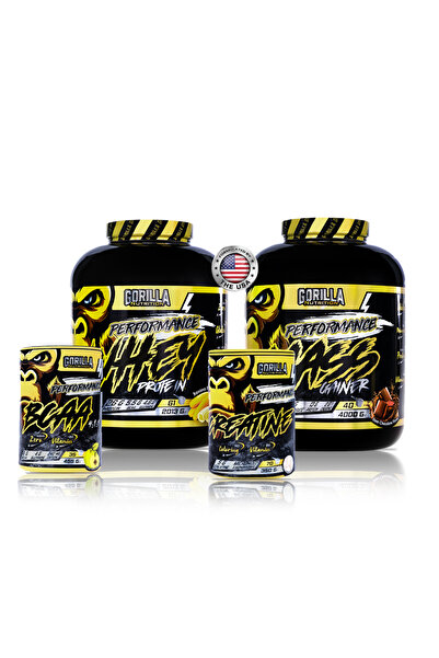 Gorilla Nutrition Kas Gelişimi, Kilo Alımı Ve Güç Artışı Paketi