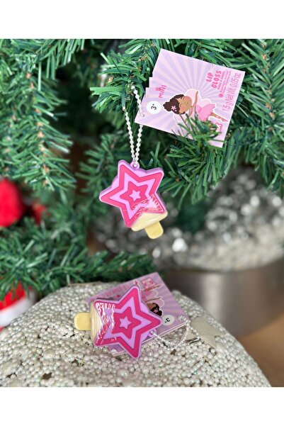 QUEEN AKSESUAR Imported from England star with silicone cover lipgloss cream ...