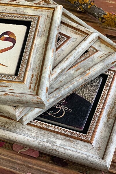 Oscar Stone Decor Çerçeveli Taş Duvar Dekoru 20 X 20 Cm Hilye-i Şerif Tablosu