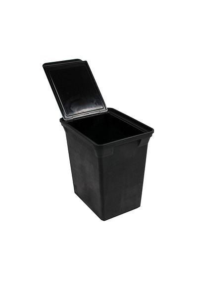 QUTU Q-trash Bin 20 L Μαύρος κάδος απορριμμάτων