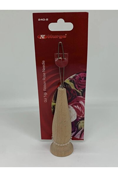 Nurge Ahşap Gül Tığı ( Kurdale Ile Gül Yapıcı)