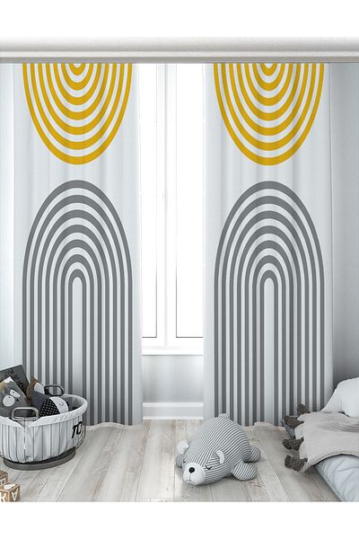 Evperest Bohemian Model Double Wing Background Curtain EPP153