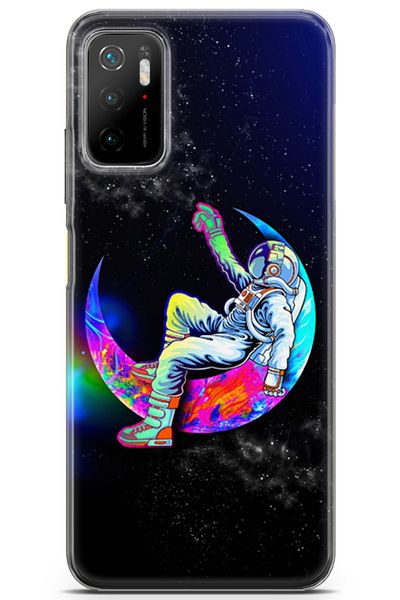 Lopard Xiaomi Poco M3 Pro Compatible 4K Printed Case Opus 11 Astronaut and Space