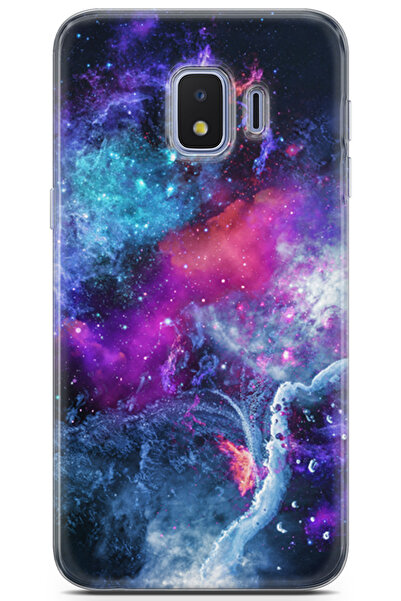 Lopard Samsung Galaxy J2 Core Uyumlu Silikon Kılıf Opus 4 Galaksi Wallpaper