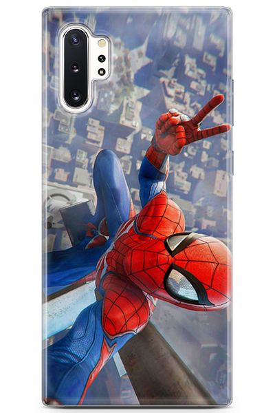Lopard Samsung Galaxy Note 10 Plus Compatible Anti-Knock Cover Opus 21 Spiderman Table