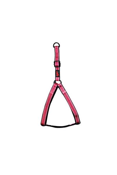 Natura Pet طوق صدر على شكل فراشة عاكس من Natura باللون الوردي L