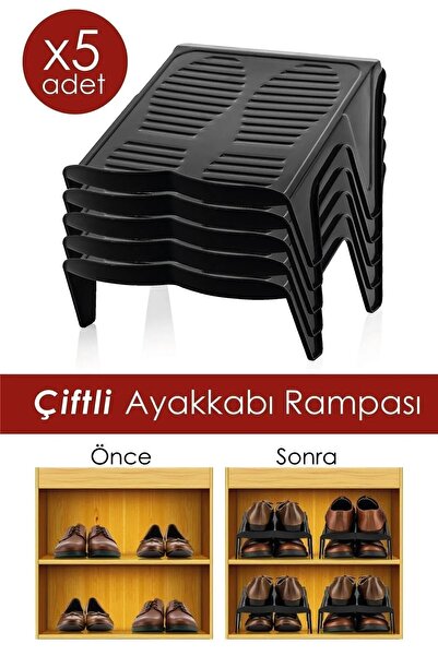 Open Home Concept Rampa dublă pentru pantofi, 5 piese