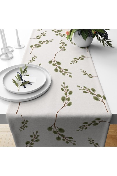 ZANOY Față de masă Runner Design special țesut din piele intoarsa rezistenta ...