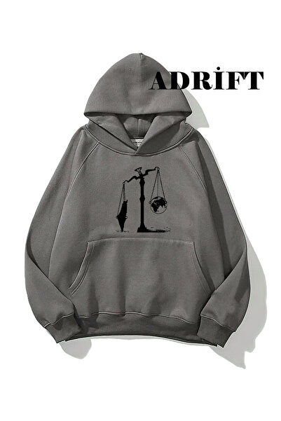 Tarzsokak Unisex Φούτερ Jerusalem Scream με κουκούλα και καπνιστή επενδυση