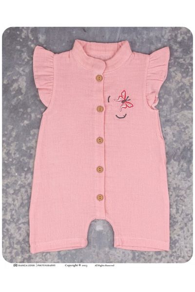 Zeyn Cotton Muslin Jumpsuit Baby Girl