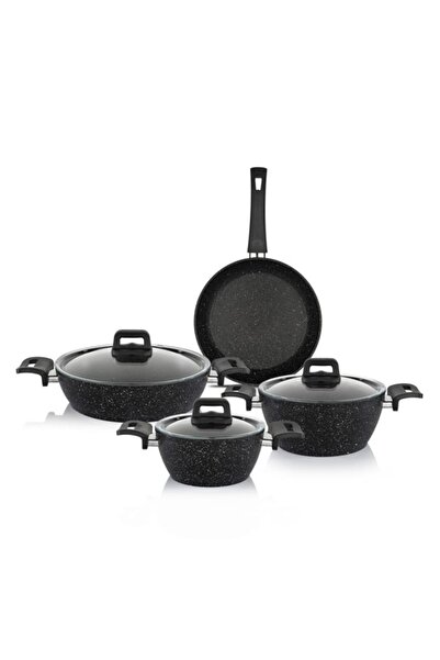Schafer Savor Y.Y. Tencere Seti 7 Parça Siyah -94