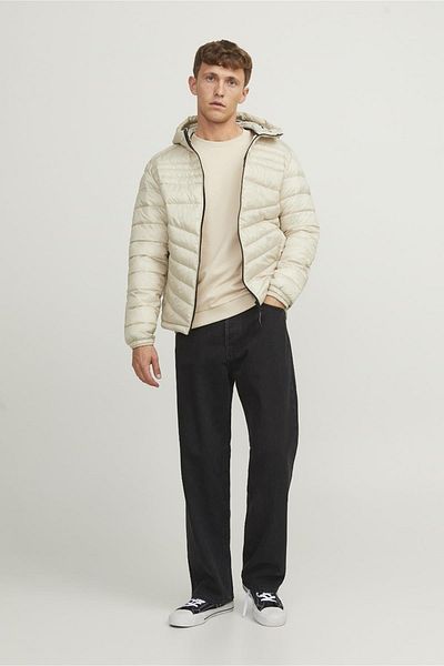 Jack & Jones JJEHERO PUFFER HOOD NOOS ΠΕΤΡΑ