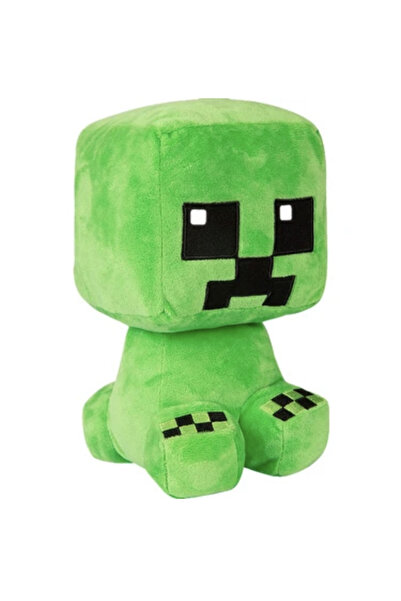 Happy Toys FubeiFubei Minecraft Peluş Oyuncak Oturan Creeper Doll