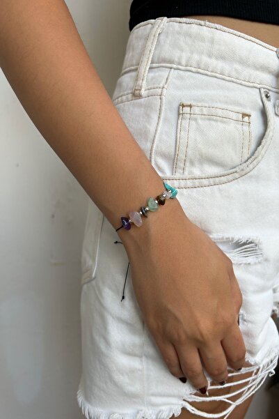 axexuar 7 ÇAKRA DENGE ŞANS BİLEKLİĞİ DOĞALTAŞ KAPLANGÖZÜ AMETİST TURKUAZ KUVARZ AVENTURİN AKİK LAPİS LAZULİ