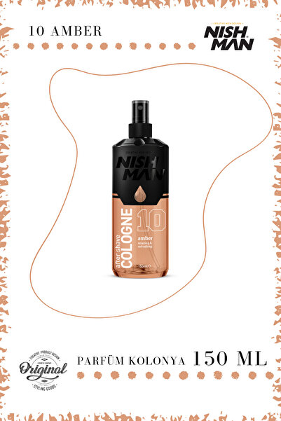 NISHMAN 10 Amber Tıraş Kolonyası / Special Edition 150 Ml