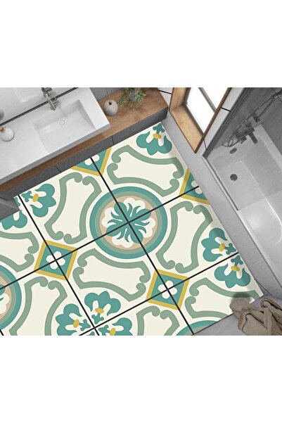 StickerArt Yer Kaplama Zemin Kaplama Folyosu 65x130 cm Geometrik Desenler