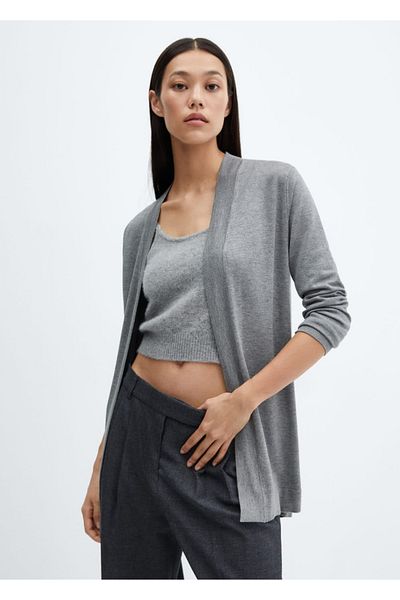 MANGO Woman Dünne Strickjacke