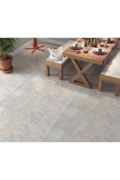 StickerArt Yer Kaplama Zemin Kaplama Folyosu 65x130 cm Mermer Doku Döşeme