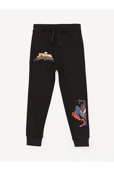 LC Waikiki Spiderman Printed Boys' Jogger Sweatpants - LCW Kids, Elastic Waistband