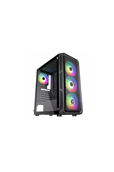VENTO VG17F Tempered Glass USB 3.0 Mesh RGB ATX Mid Tower Kasa + FSP 550W PSU