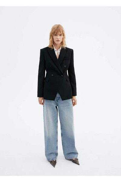 MANGO Woman Double Breasted Cut Jacket