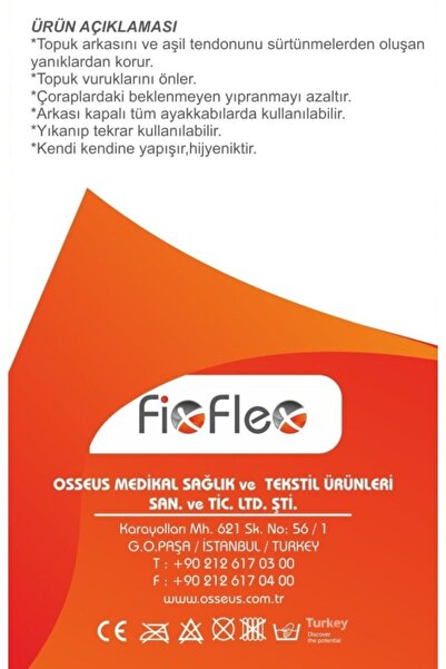 FİXFLEX Topuk Vuruk Koruyucu (ÇİFT) Jetsepet