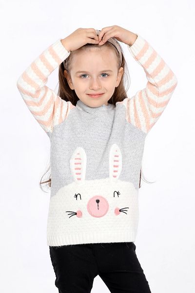 Cloudy Kids Girl's Regular Fit Knitwear Sweater 2-5 Years