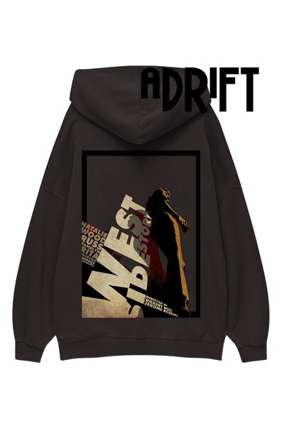 Tarzsokak Hanorac unisex West cu design special, afumat