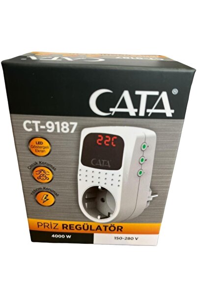 Cata Ct 9187 Akım Korumalı Priz Regülatör Ct-9187