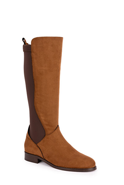 Elile Shoes Kışlık Kadın Streç Çizme 33-34-35-41-42-43-44-45 Numara