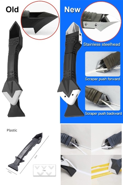 BİTERSE Çok Amaçlı Fayans Derz Dolgu Kazıyıcı, Silikon Sökücü Ve Uygulayıcı A...