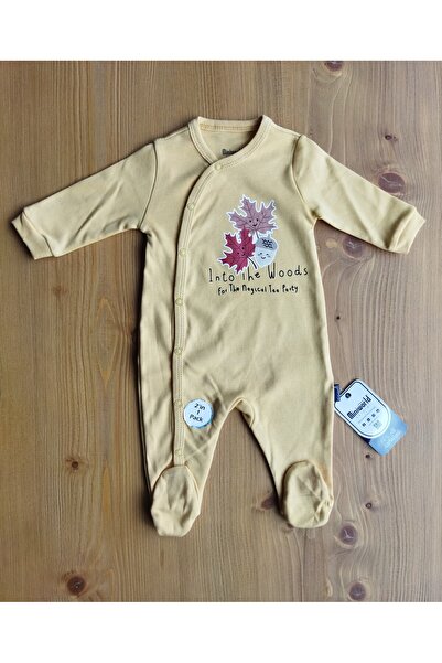 Miniworld Erkek Bebek 2'li Yaprak Desenli Tulum