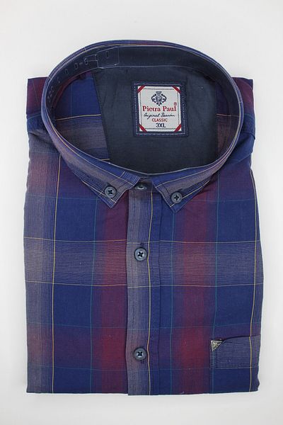 Pietra Paul King Size Cotton Checked Men's Shirt
