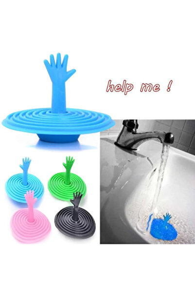 Kenpool Mutfak Evye Lavabo Küvet Imdat El Şekilli Lavabo Gider Tıkacı Önleyici