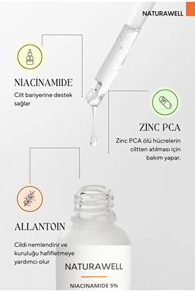 Naturawell Niacinamide 5% Zinc Pca1% Serumu 30ml