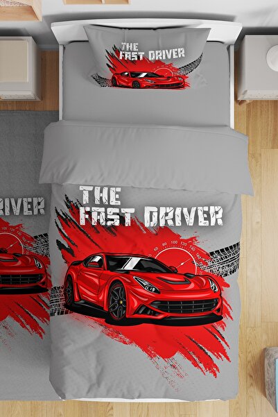 EVPANYA طقم غطاء لحاف أطفال مفرد منقوش عليه سيارة 7