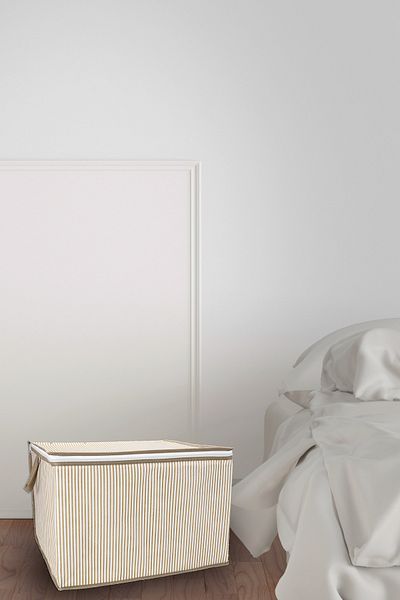 Pazar Kapısı 3 τεμάχια Mini Size Interlining Υφασμάτινη Σακούλα ρούχων 45x40x30 cm