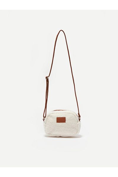 LC Waikiki حقيبة كتف نسائية من القطيفة من LCW ACCESSORIES