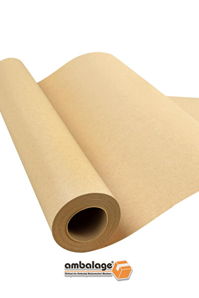 Ambalage 80Cmx10Mt Kraft Kağıt Çeyiz Paketleme Kağıdı Ambalaj Kağıdı Paketlem...