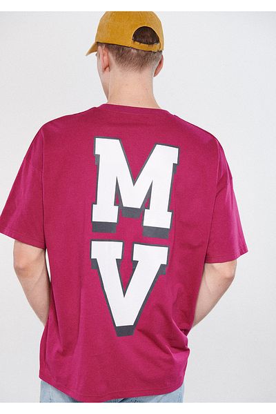 Mavi Mvtr91 εμπριμέ ροζ μπλουζάκι Oversize / Wide Cut 0611205-70941