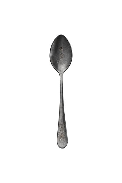 Narin Epsilon Tea Spoon - Retro - Floral Pattern - 12 Pieces